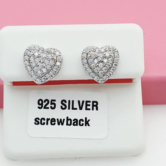 "925 Sterling Silver Cubic Zirconia Earrings, U19254595 - Picture 5 of 11